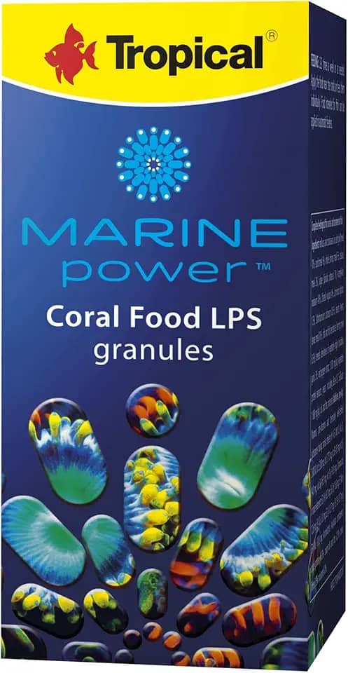 MARINE POWER CORAL FOOD LPS GRANULAT - alimento com algas e crustáceos para corais e peixes pequenos - Pote 70g