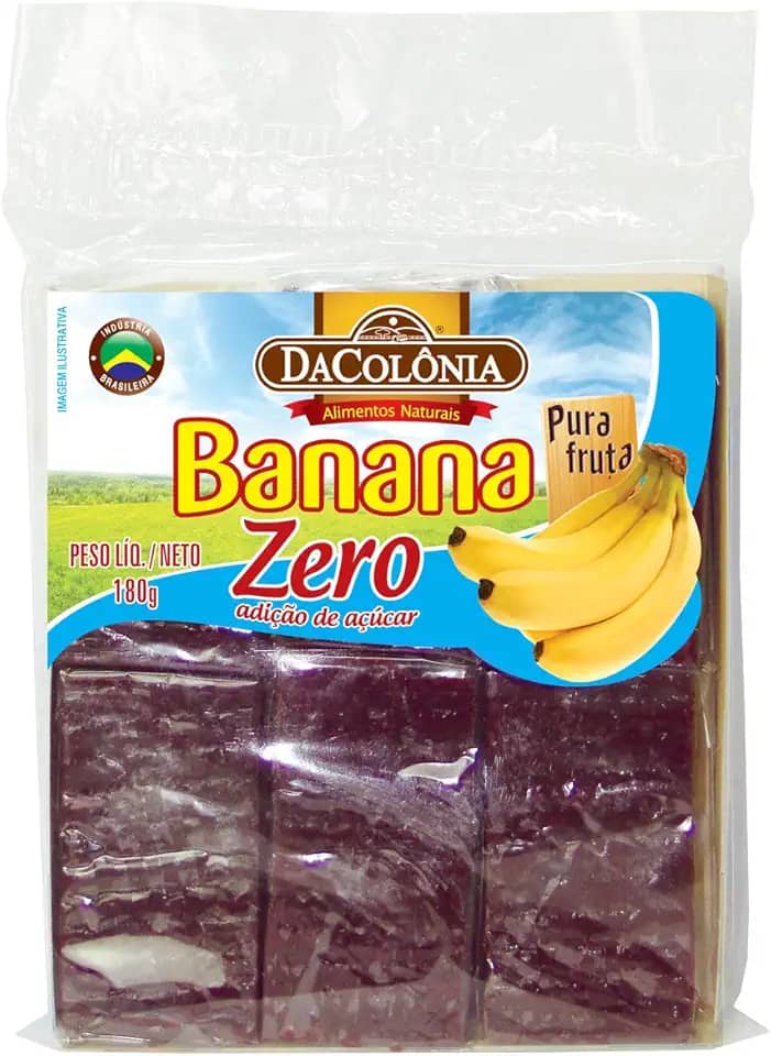 DaColônia Banana Zero Cartela 180G Dacolonia