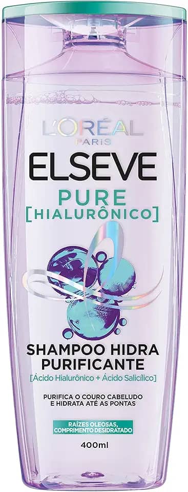 ELSÉVE Shampoo L'Oréal Paris Elseve Pure Hialurônico 400Ml