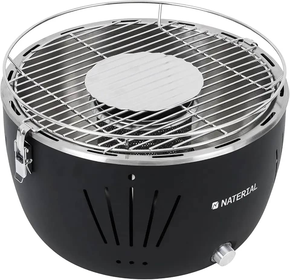 Churrasqueira a Carvão Table Grill Preto Naterial