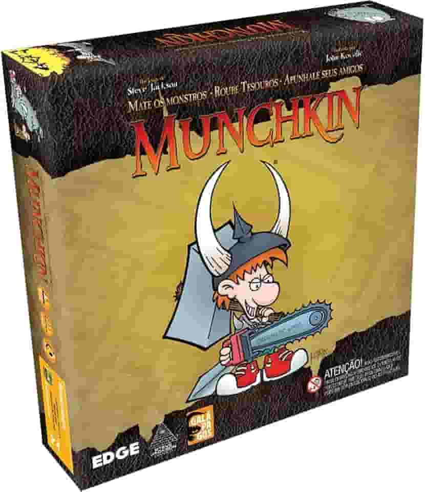 Galápagos, Munchkin, Jogo de Cartas para Amigos, 3 a 6 jogadores, 60-90 minutos por partida