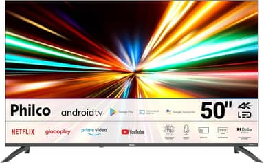 Smart TV 50" Philco 4K LED Android Dolby Audio P50EAA