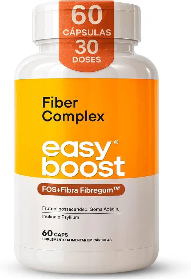 Fiber Complex Easy Boost Fibra Fibregum Psyllium Fos 60 Caps