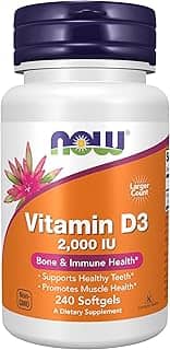 Vitamina Now D3 2.000Iu 240Softgels Now Foods Made In Usa