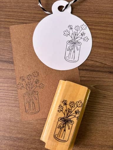 Carimbo Floral M (V1)