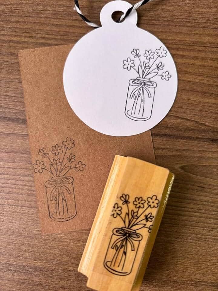 Carimbo Floral M (V1)