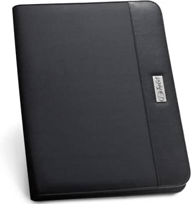 Pasta Executiva Congresso A4 Edge com Ziper TopGet (Preto)