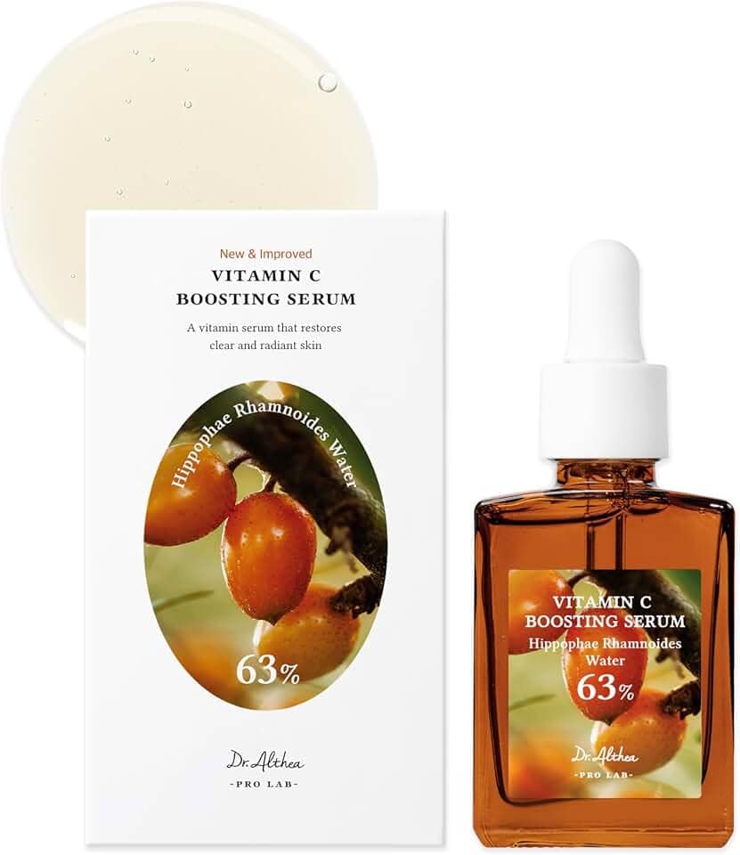 Dr.Althea Vitamin C Boosting Serum - 20% Vita Boosting Complex, 8 dIfferent Hyaluronic Acid, Brightening, Antiaging, Facial Serum for Dark Spots, Fine Lines, Uneven Skin Tone, Korean Skincare