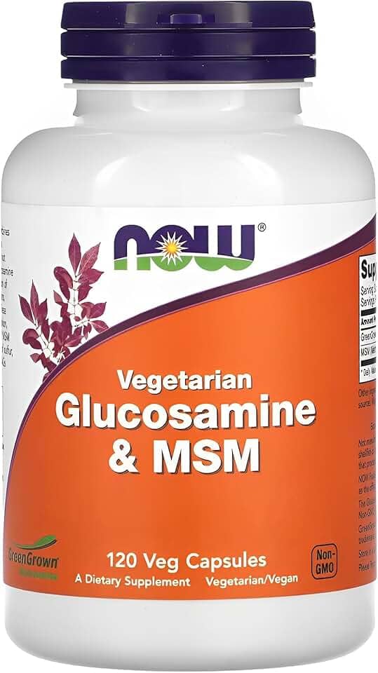 NOW Foods Glucosamina e M/S/M 120 Caps Importado