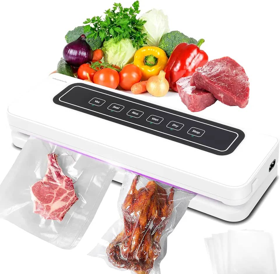 Seladora Vacuo 110V-220V, Seladora Embaladora, Esterilização por Ultravioleta, Selar vários Sacos Ao Mesmo Tempo, Carnes Empacotadora, Seladora a Vacuo, Seladora, Seladora de Embalagens, Vácuo