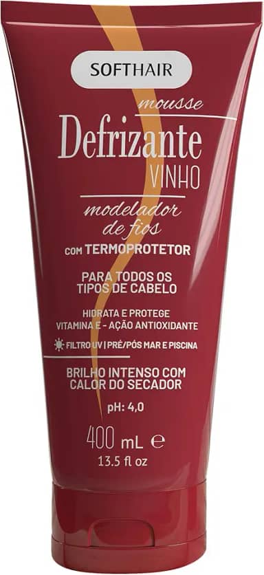 Soft Hair Defrizante Vinho