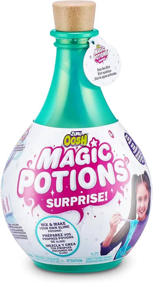 Oosh Kit de Slime Potions Lab Surprise Teal - Descubra Receitas de Slime Fofinho e Brilhante para Crianças de 4 Anos ou Mais