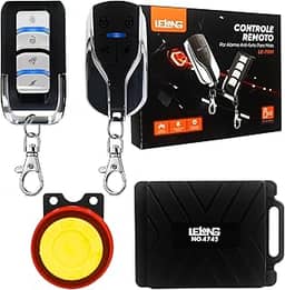 Alarme Anti-Furto para Moto com Partida Remota Sirene e 2 Controles
