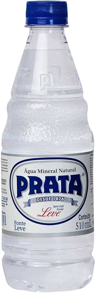 Prata Água Mineral Leve Sem Gás Pet 510Ml