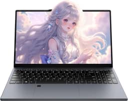 AocBook Laptop de 14 polegadas, processador quad-core Ryzen 5 3500U (até 3,7 GHz), RAM DDR4 de 16 GB, SSD NVMe, notebook portátil com touchpad ajustável, interruptor de webcam de privacidade - cinza