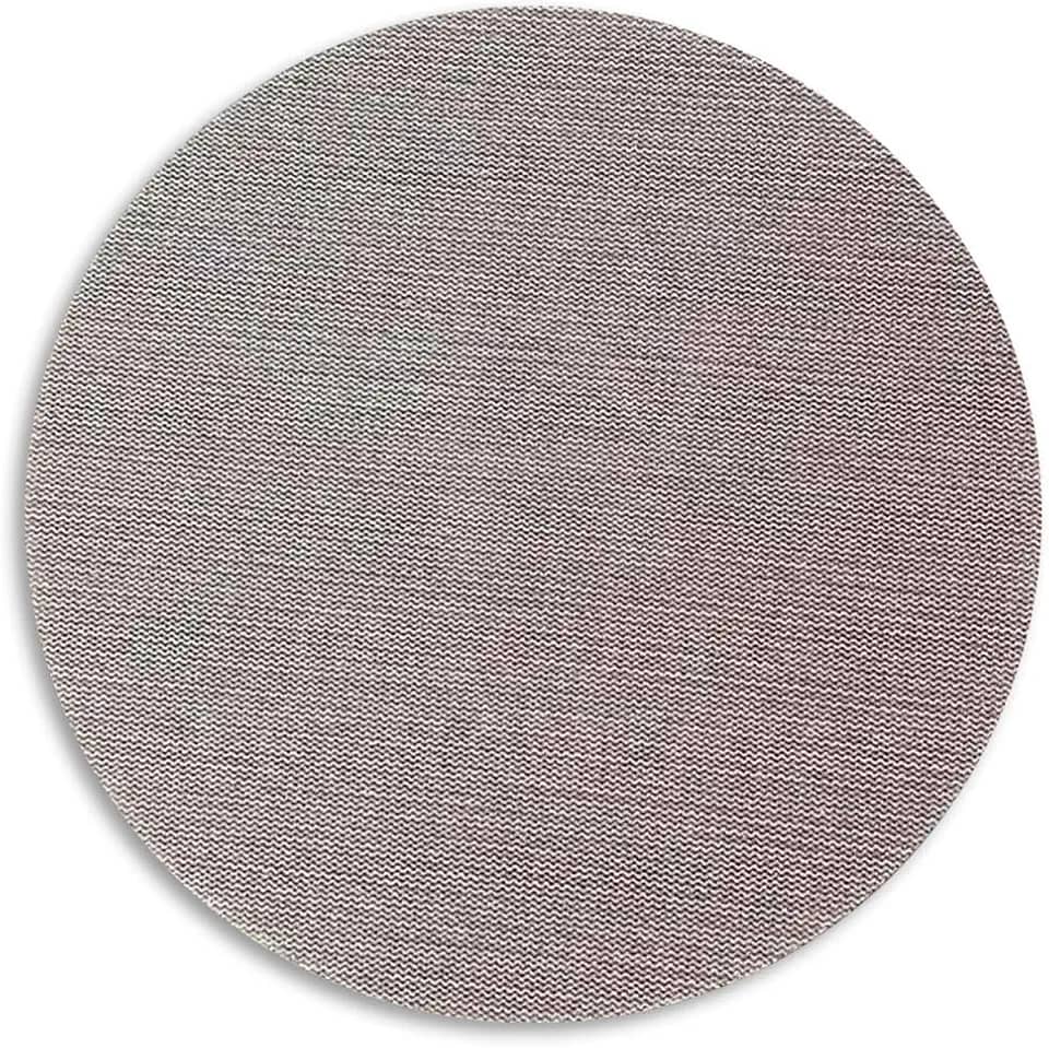 Disco De Lixa Telada Abrasivo 125mm Compel Pacote C/ 6 Unidades Para Lixadeira Orbital P/Massa Corrida Madeira Drywall Profissional Gramatura (GR180)