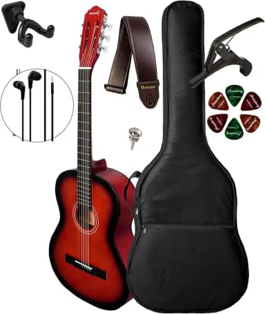 Violão Canhoto Acústico Giannini S14+ Capa Luxo E Acessórios (SBS)