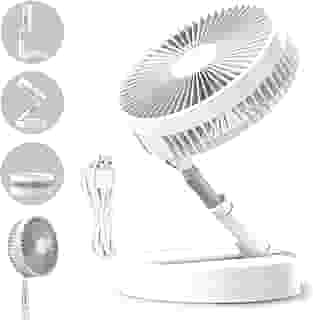 Ventilador Portátil Silencioso Dobrável 7200mah Retrátil
