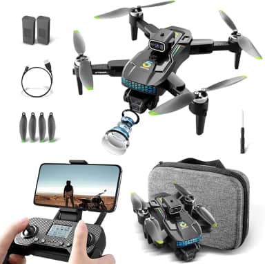 Drone com Camera 4K XT505, Drones Profissional Drones FPV, Controle Remoto Drone com GPS e 1200m de Alcance, Bateria 2000mAh
