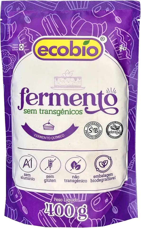 ECOBIO - Produtos Orgânicos. Fermento Não Transgênico para Bolos e Torstas