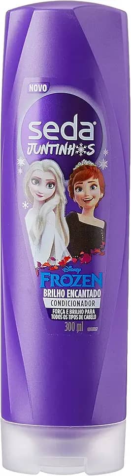 Seda Condicionador Infantil Frozen Juntinhos Brilho Encantado Frasco 300Ml