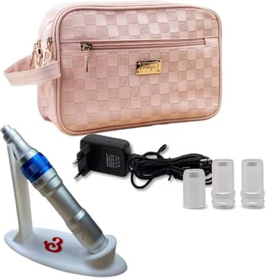 dermapen Smart Pen Caneta Elétrica para Microagulhamento, 5 Velocidades, Profundidade Ajustável 0,25-2,50mm