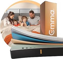 Colchão Queen Emma Original – 10 anos de garantia, qualidade premiada ao redor do mundo – (158x203cm).
