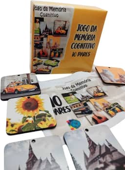Jogo da memória Cognitivo Idosos 15 pares