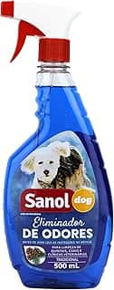 Eliminador de Odores Para Cães e Gatos, Tradicional - Gatilho, Sanol Dog, 500ml, Azul
