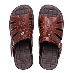 Sandália Chinelo Masculino Couro Legítimo Anti-stress…