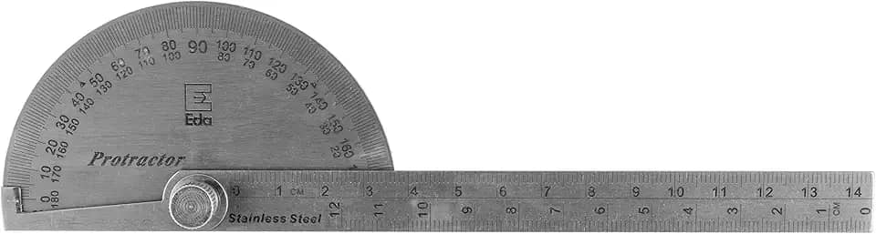 Level Black Transferidor De Grau Em Aço Inox Com Régua Eda
