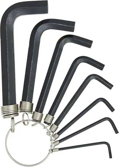 CARBOGRAFITE Jogo De 8 Chaves Hexagonais Carbografite 012479812 Preto