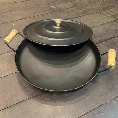 Tacho Tipo Arado 40cm Aço Carbono Com Borda P/Porção