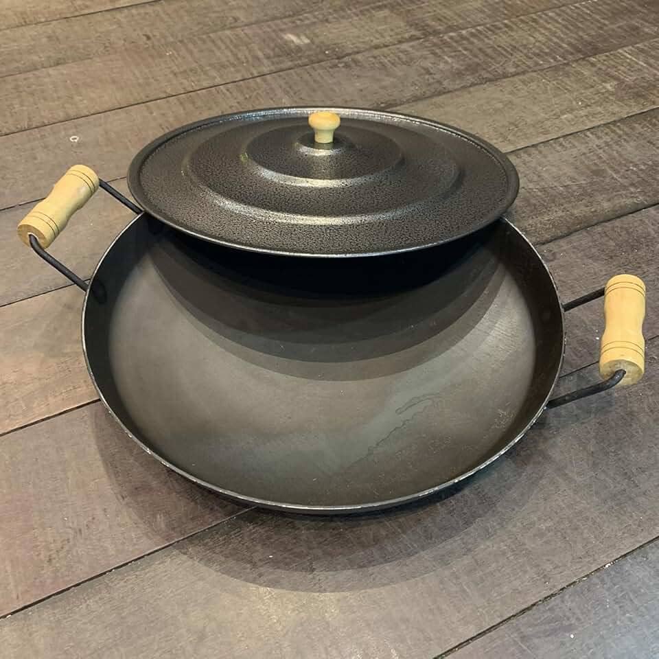 Tacho Tipo Arado 40cm Aço Carbono Com Borda P/Porção