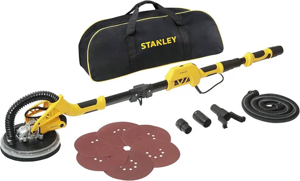 Stanley Lixadeira Roto Orbital de Parede, Ferramenta com Potência de 720W, Ideal para Pinturas e Acabamentos, Modelo SW75, 220V