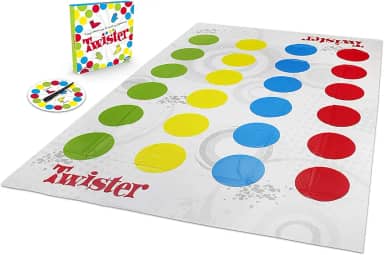 Hasbro Gaming Twister – Jogo infantil com novos movimentos, jogo de equilíbrio para 2 ou mais jogadores, para crianças a partir de 6 anos