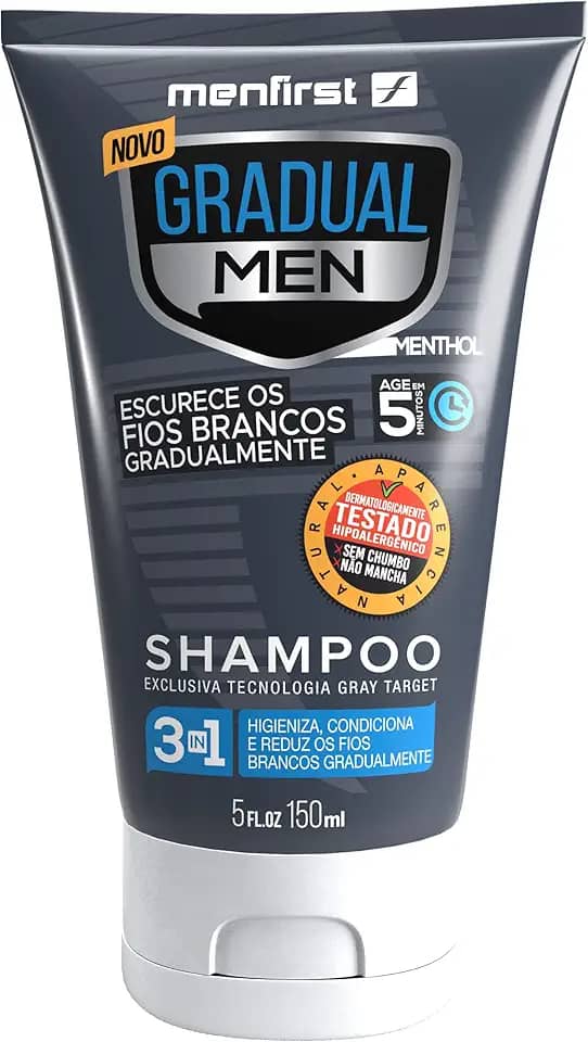 Shampoo Escurecedor de Cabelo Brancos | Menfirst