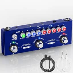 Cuvave cube baby Baixo/Bass pedaleira,com modelos de 9 AMP de carregamento 8 entradas IR CAB, Overdrive de distorção Reverb de retardo/delay Suporte Bluetooth Para mesa de som/digital pedal efeito