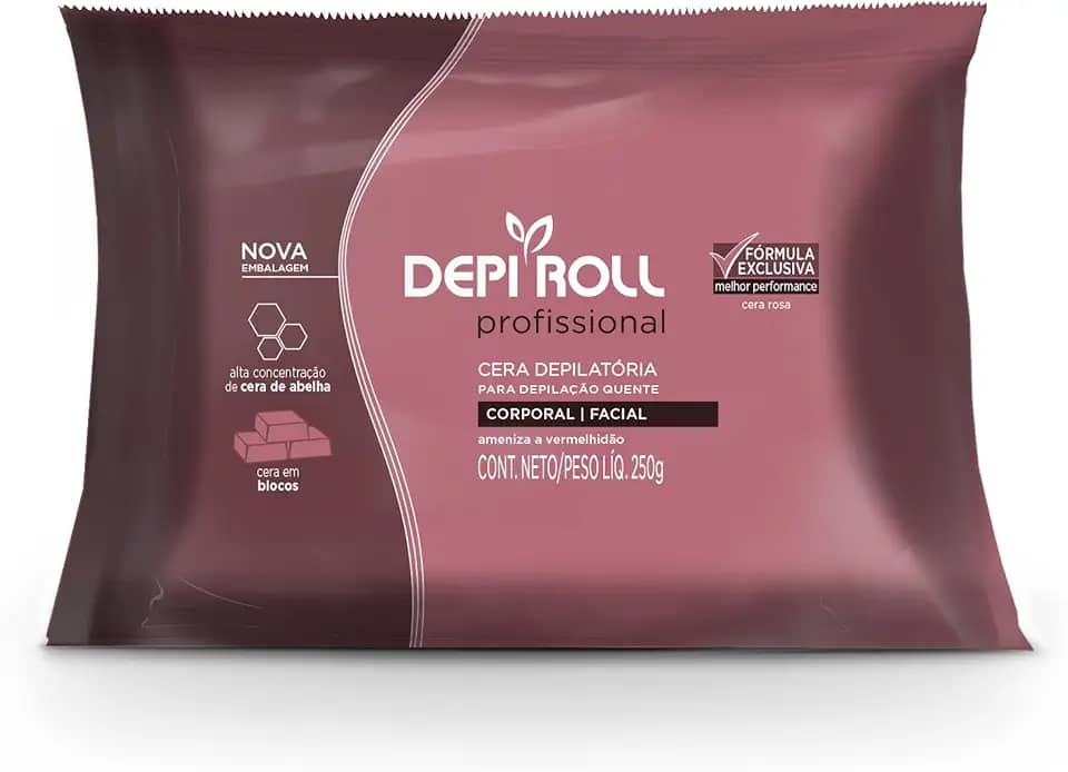 DEPIROLL Cera Quente Em Blocos 250 G Depiroll Rosa