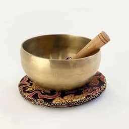 YOGATERIA Bodhi Sino Tibetano Tigela Cantante do Himalia | Bowl Budista 7 Metais Sagrados 13cm 470g
