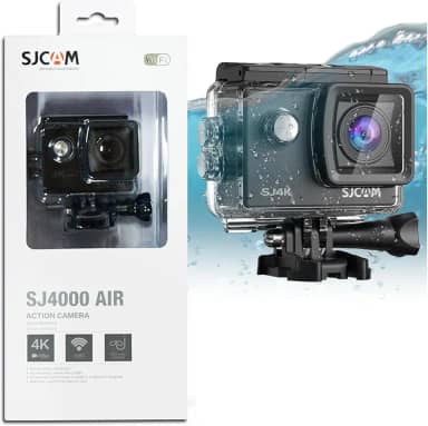 SJCAM SJ4000 Câmera de Ação, Filmadora 4K30FPS Ultra HD, Camera Filmadora,Camera 4K para Capacete de Moto, Câmera Sports Prova d´água Fotográfica