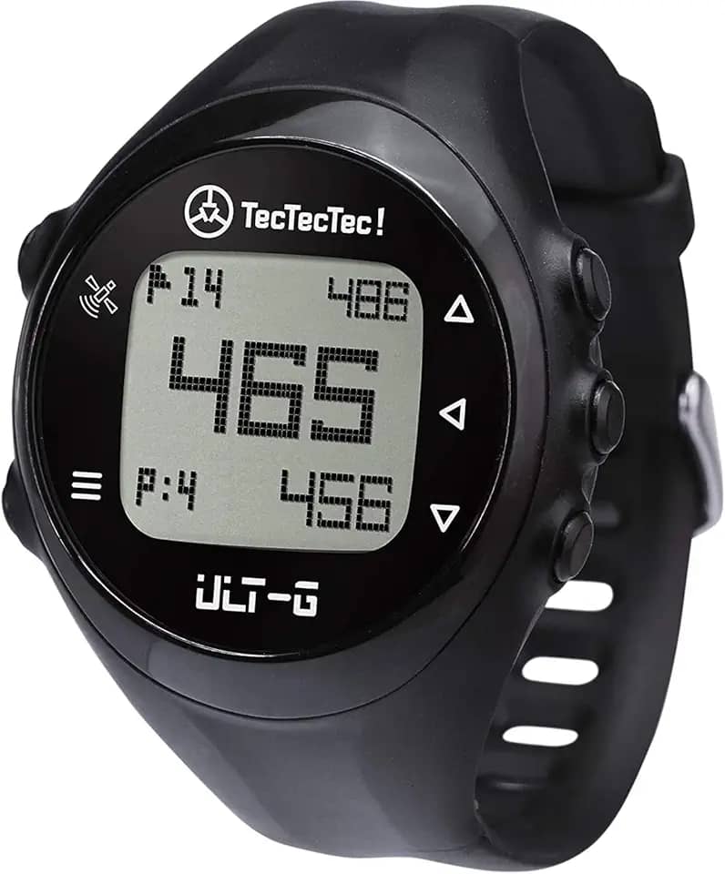 Relógio GPS TecTecTecTecTec ULT-G Golf, pré-carregado em todo o mundo, leve, simples, fácil de usar para relógios de golfe
