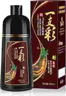 IIIMEIDU Shampoo de Tintura 3 em 1 Marrom escuro Natural 500ml – Cobre Cabelos Brancos Instantaneamente – Fórmula com Extratos Naturais – Para Homens e Mulheres