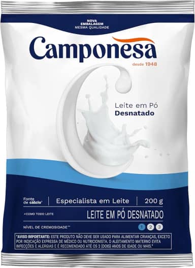 Camponesa - Leite em Pó Desnatado 200g