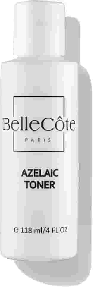 BelleCôte Paris Tônico Para Tratamento De Acne E Cuidados Com A Pele - 10% Ácido Azelaico, 2% Salicílico Sérum Transparente, Rosácea, O Rosto, Reduz Cravos, 113 G