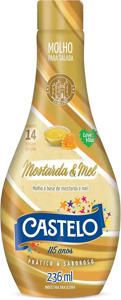 Castelo Molho P/ Salada Mostarda Com Mel (236 Ml) Sabor 236 Ml