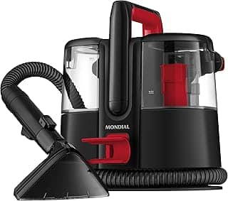 Extratora e Higienizadora Portátil Deep Cleaner I, Mondial, Preto/Vermelho, 1650W, 110V - EXP-01-R
