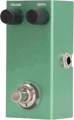 Pedal de Efeitos Vibrato, Placa de Guitarra Elétrica Com Controle de Botão Compacto de Liga de Alumínio DC9V, Comutação Direta