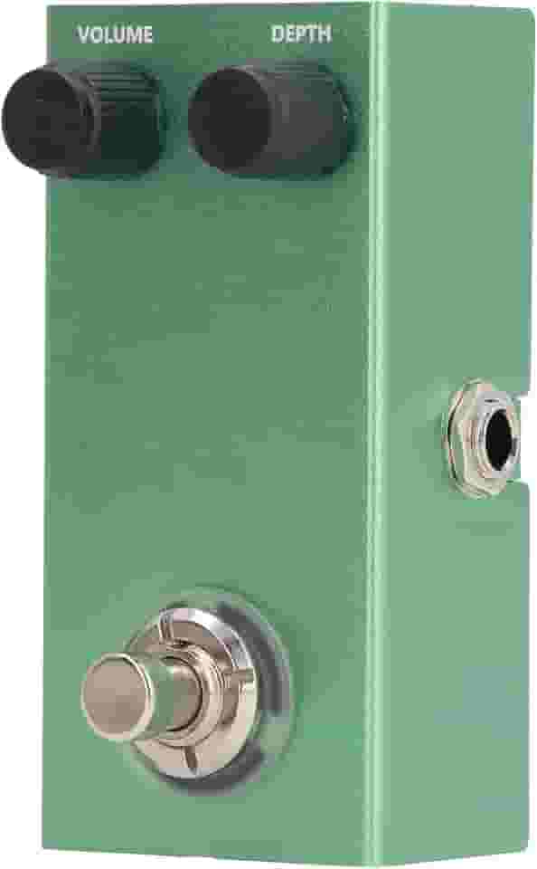 Pedal de Efeitos Vibrato, Placa de Guitarra Elétrica Com Controle de Botão Compacto de Liga de Alumínio DC9V, Comutação Direta