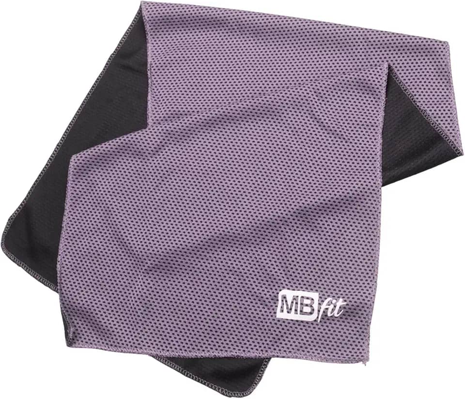 Toalha Microfibra Rosto Seca Rápido Academia Fitness (Lilás)